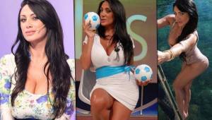 La modelo y presentadora de televisión italiana no le perdona la traición al jugador argentino al irse a la Juventus de Turín.