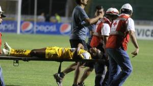 Rudy Meléndez dice que no recuerda nada tras el golpe. Foto Ronald Aceituno.