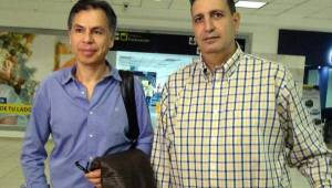 José Ernesto Mejía y Jorge Salomón partieron el lunes el martes anterior rumbo a Suiza.