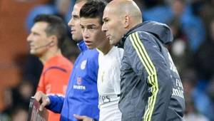 'Le veo comprometido y bien metido en lo que hace con el grupo', aseguró Zidane.