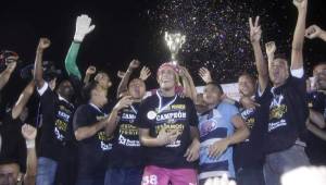 El Honduras Progreso consiguió su ascenso a Liga Nacional en el 2014 tras ganarle la final al Atlético Choloma. Foto DIEZ