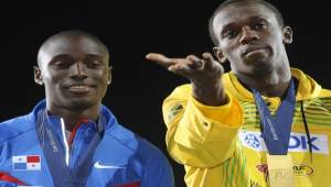 Usain Bolt y Alonso Edward son viejos conocidos y se han enfrentado en distintas ocasiones.