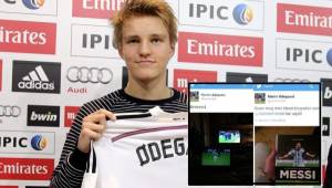 Odegaard fue presentado como nuevo jugador promesa del Real Madrid.