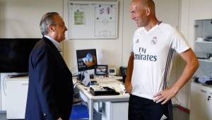 Zidane ya trasladó la solicitud al presidente del Real Madrid Florentino Pérez, pero todavía no se realiza el fichaje. Foto @realmadrid