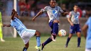 Luis Garrido entró en el segundo tiempo del amistoso ante San Lorenzo y todo indica que en las próximas horas firmará con Motagua. Foto Marvin Salgado