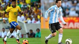 Neymar y Lionel Messi son los jugadores que más se perfilan para ser los sustitutos de Pelé y Maradona.