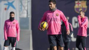 Luis Suárez asegura que se siente feliz por pertenecer a las filas del Barcelona.