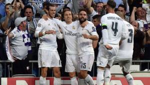 Gareth Bale celebrando el único gol del partido ante el City. (FOTOS: AFP Y EFE)