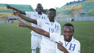 Tres de los referentes de los seleccionados: Alberth Elis, Junior Lacayo y Kevin Álvarez.