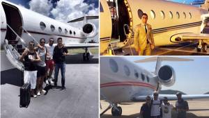 El jet privado de Cristiano está valorado en 19 millones de euros. Todo un lujo.