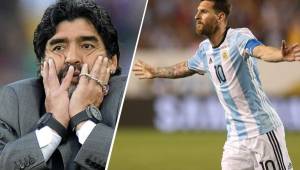 Maradona criticó a Messi y este en su afán de no polémica dio una respuesta maestra. Foto EFE.