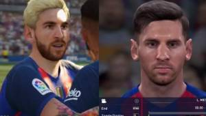 Así luce Lionel Messi en el FIFA 17 y en el PES 2017.