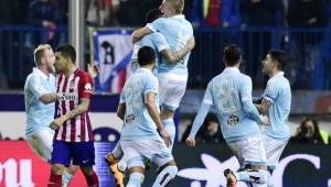 El Celta de Vigo resolvió el suspense de los cuartos de final de la Copa del Rey ante el Atlético de Madrid congelando el estadio Vicente Calderón.