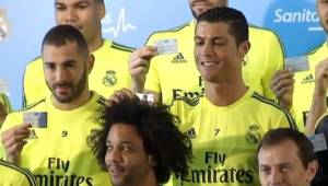 Cristiano y Marcelo demuestran lo bien que se llevan en el Real Madrid.