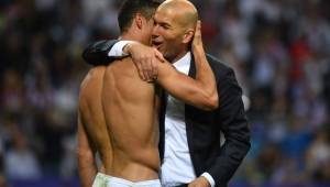 Cristiano Ronaldo demostró que tiene una gran relación con Zidane en el Madrid.