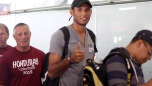 Orlin Vallecillo viajó muy motivado a Estados Unidos para unirse a la Selección de Honduras que debutará en Copa Oro ante el anfitrión. Foto Melvin Cubas