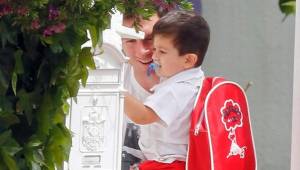Messi ha instalado muchas cámaras en la escuela donde estudia su hijo en Barcelona.