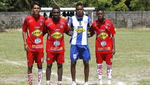 Maikel Pavón, Carlos Zapata, Milton Núñez y César Suazo buscan emular a sus padres en el fútbol hondureño.