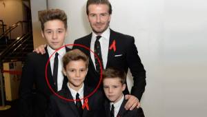 Romeo Beckham ganó un total de 70 mil dólares por ocho horas de trabajo como modelo. Foto AFP