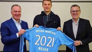 Manuel Neuer ha renovado su contrato con el Bayern Múnich hasta el 2021.