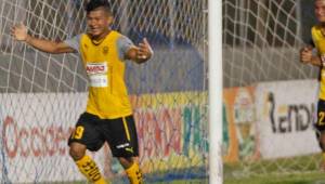 Iván López marcó doblete al Honduras Progreso, equipo al que tiene de 'hijo'.