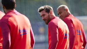 Messi se logró recuperar de su lesión, tras 25 días de estar en terapia. Foto EFE.