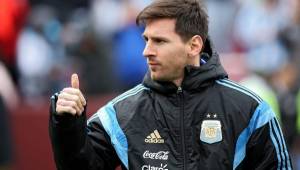 Messi estuvo toda la semana en duda, jueves y viernes no entrenó. (AFP)