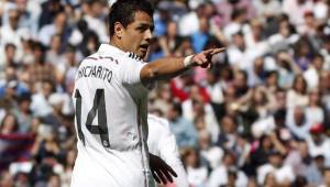 Chicharito Hernández marcó su quinto gol con el Real Madrid. (EFE)