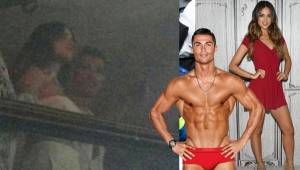 Eiza González y Cristiano Ronaldo fueron captados en una discoteca.