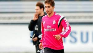 Lucas Silva realizó este martes su segundo entrenamiento con la camiseta de Real Madrid.