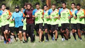 El Real España se encuentra en plena pretemporada, inició desde el lunes. Foto Melvin Cubas.