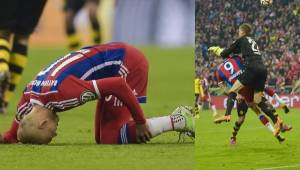 Robben y Lewandowski salieron con el peor saldo ante Borussia Dortmund.