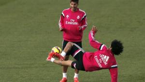 Lucas Silva todavía no ha cumplido su primer semana de entrenamiento con el Madrid. (EFE)