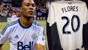 Deybi Flores jugó este sábado su primer partido de titular con el Vancouver Whitecaps y el club lo felicitó por ello. Foto Twitter