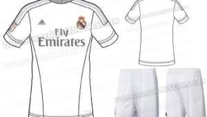 En la nueva camisa del Real Madrid desaparecen los detalles fucsia y se incluye el gris.