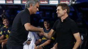 Mourinho se mostró consternado en Twitter por el fallecimiento de Tito Vilanova. Foto AFP