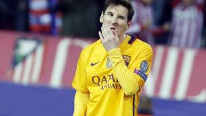Lionel Messi se desplomó en su rendimiento con el Barcelona.
