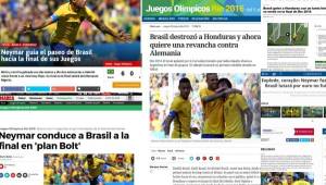 Los principales medios del mundo han hecho eco de la goleada de Brasil a Honduras.