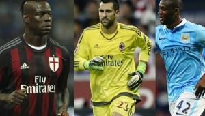 Balotelli, Diego López y Yaya Touré son futbolistas que podrían cambiar de equipo.