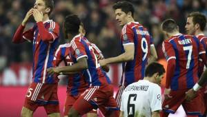 Thomas Müller se despachó un doblete en la goleada del Bayern Munich 7-0 ante Shakhtar. Foto AFP