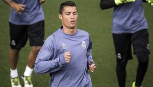 Cristiano Ronaldo ya entrena con normalidad con su club el Real Madrid. Foto EFE.