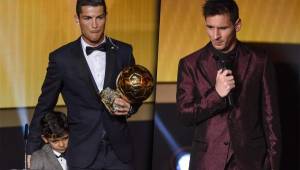 Messi admitió que Cristiano Ronaldo tiene 'merecido' el Balón de Oro por lo que hizo en el 2014. Foto AFP