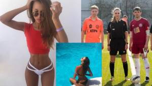Ekaterina Kostjunina ejerce de árbitro en su país y está causando furor en todo el mundo. Tiene más de 7.000 seguidores en Instagram.