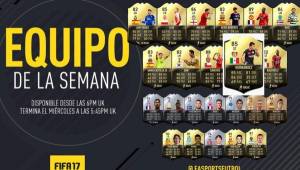 Este es el equipo de la semana de FIFA 17.