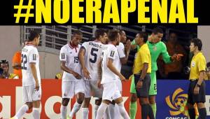 Costa Rica quedó eliminado y en Twitter es furor el #NoEraPenal