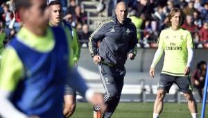 Zidane intensificó las cargas de trabajo en el Real Madrid.