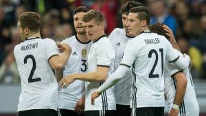 El equipo alemán ha sido muy superior en este amistoso disputado ante los italianos.