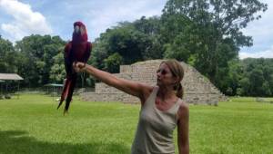 La doctora Montserrat Bernabéu disfruta de sus días en Honduras.