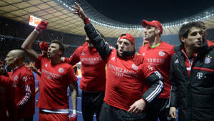 El Bayern llegará hasta el miércoles a Múnich tras festejos en Berlín. (Foto: AFP)