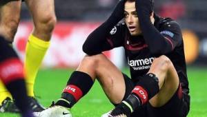 Javier 'Chicharito' Hernández no la pasó muy bien esta temporada en Alemania.
